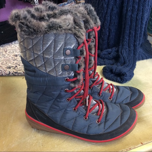 columbia fur boots